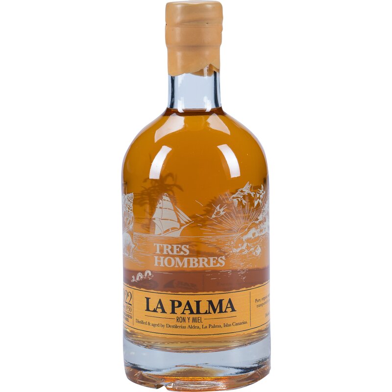 Tres Hombres 2022 - Ed. 050 - La Palma - Ron y Miel - 0.7L Flasche - TRY IT! Tastings