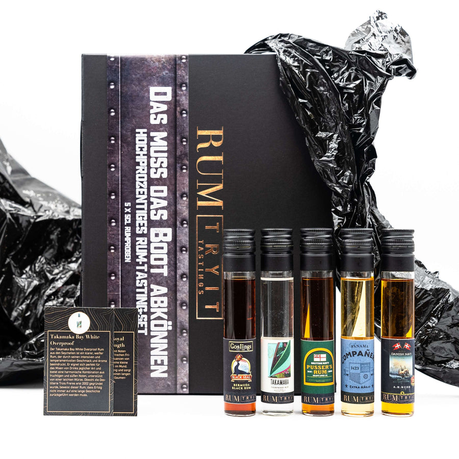 Rum Geschenk Tastingset für Vatertag