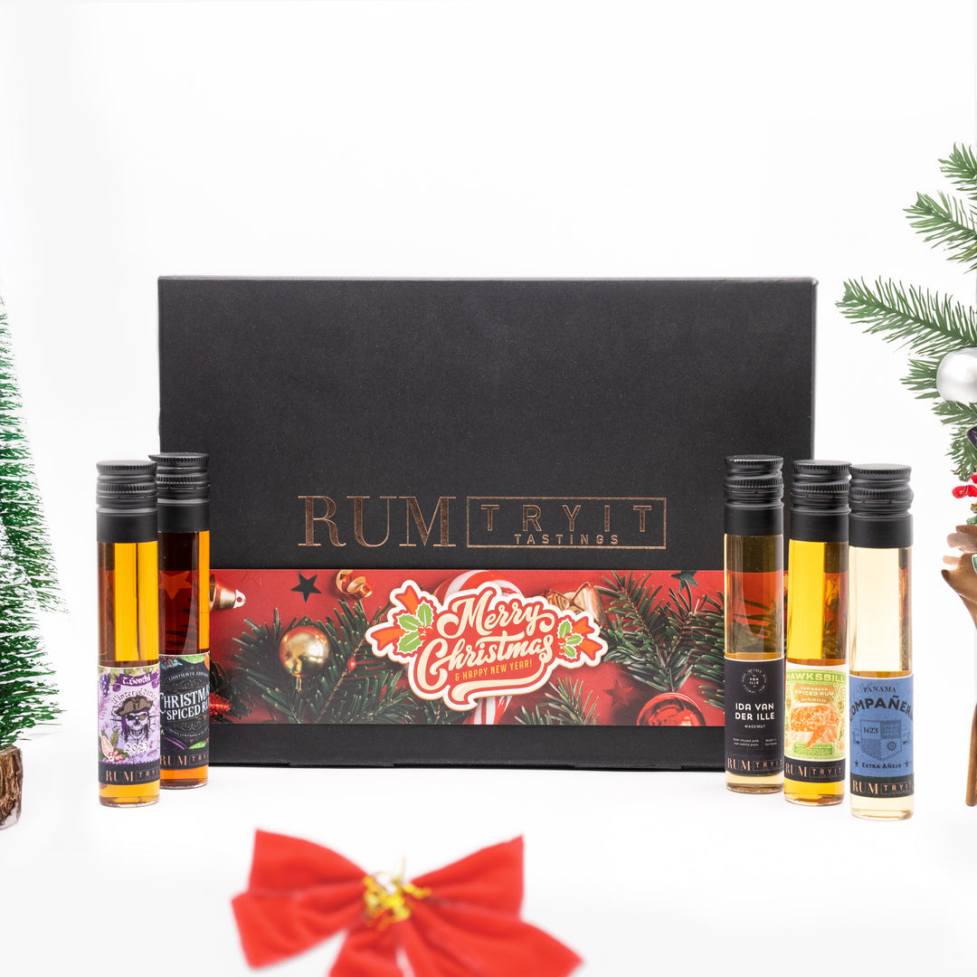Weihnachts Rum-Set als Geschenk 5 x 5cl Rumproben