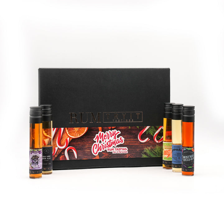 Christmas Rum-Set als Geschenk 5 x 5cl Rumproben