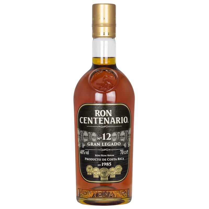 Ron Centenario Rum Gran Legado 12 Años - 0.7L Flasche - TRY IT! Tastings