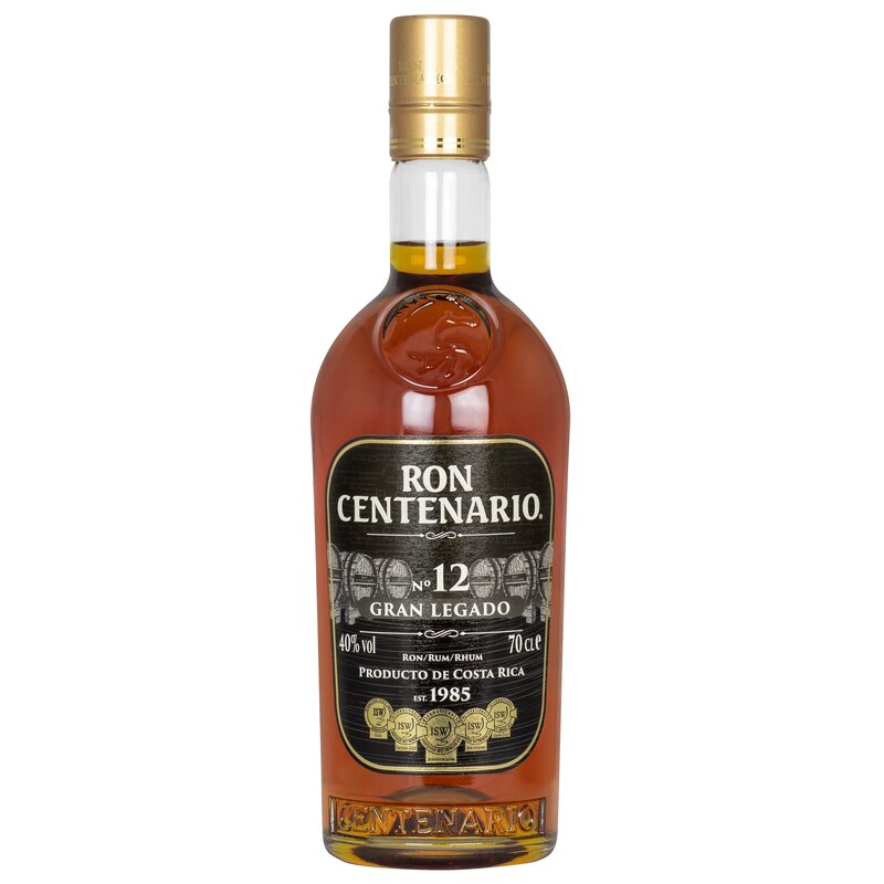 Ron Centenario Rum Gran Legado 12 Años - 0.7L Flasche - TRY IT! Tastings