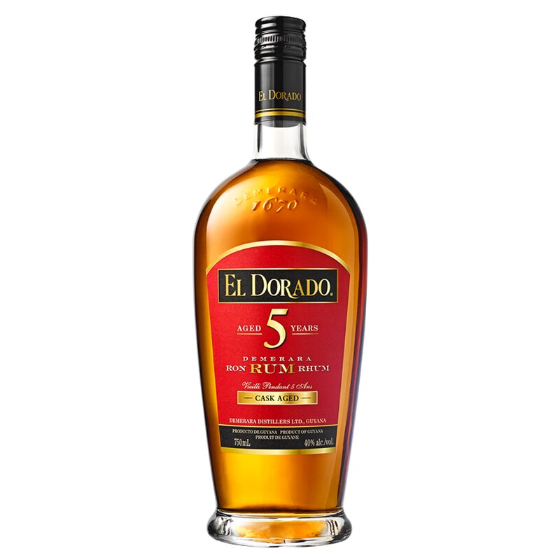 El Dorado Rum 5 Years Old - 0.7l Flasche - TRY IT! Tastings