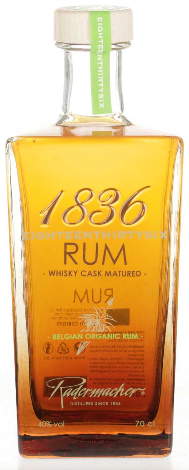 Radermacher 1836 Bio Organic Rum - 0.7L Flasche - TRY IT! Tastings