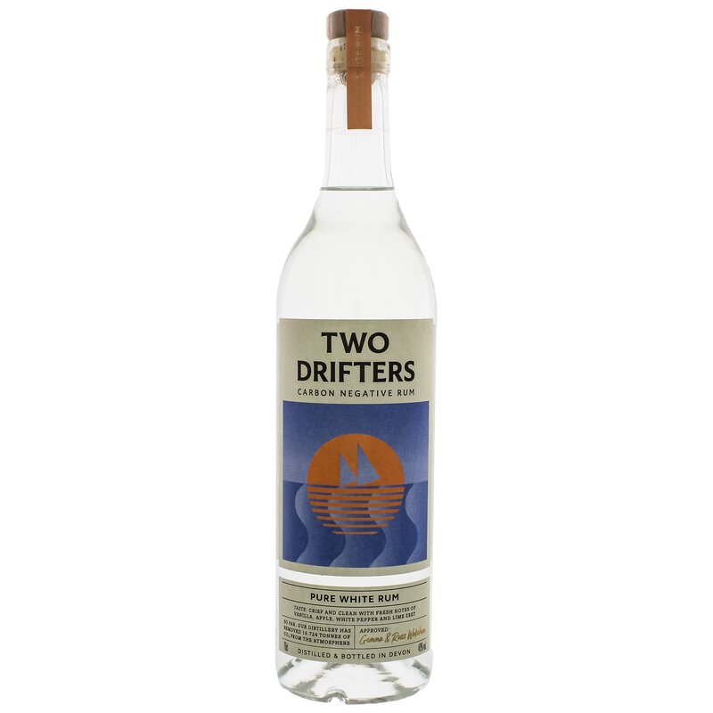 Two Drifters Pure White Rum - 0.7l Flasche - TRY IT! Tastings