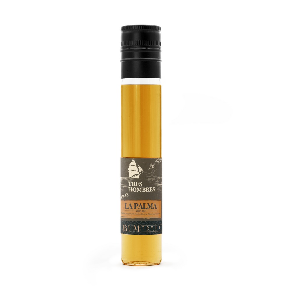 Tres Hombres 2022 - Ed. 050 - La Palma - Ron y Miel - 5cl Tastingflasche - TRY IT! Tastings