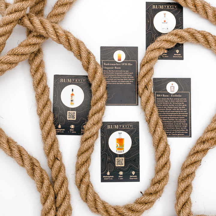Organic Rum Tastingset 5 x 5cl - Organic Rum Tastingset 5 x 5cl - TRY IT! Tastings