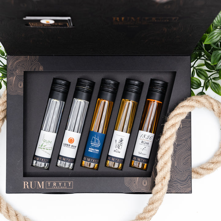 Organic Rum Tastingset 5 x 5cl - Organic Rum Tastingset 5 x 5cl - TRY IT! Tastings
