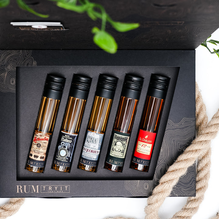 Einsteiger Rum Probierset 5 x 5cl - Einsteiger Rum Probierset 5 x 5cl - TRY IT! Tastings