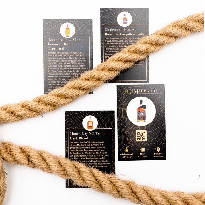 Die ungesüßte Wahrheit 4 x 5 cl Tastingset - Die ungesüßte Wahrheit 4 x 5 cl Tastingset - TRY IT! Tastings