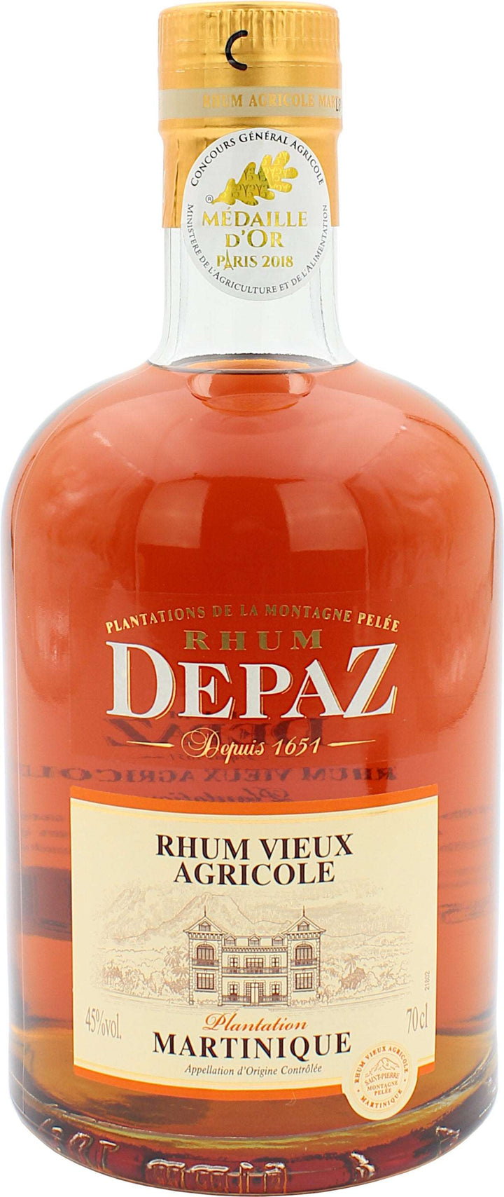 Depaz Vieux Plantation Rhum Agricole - 0.7l Flasche - TRY IT! Tastings