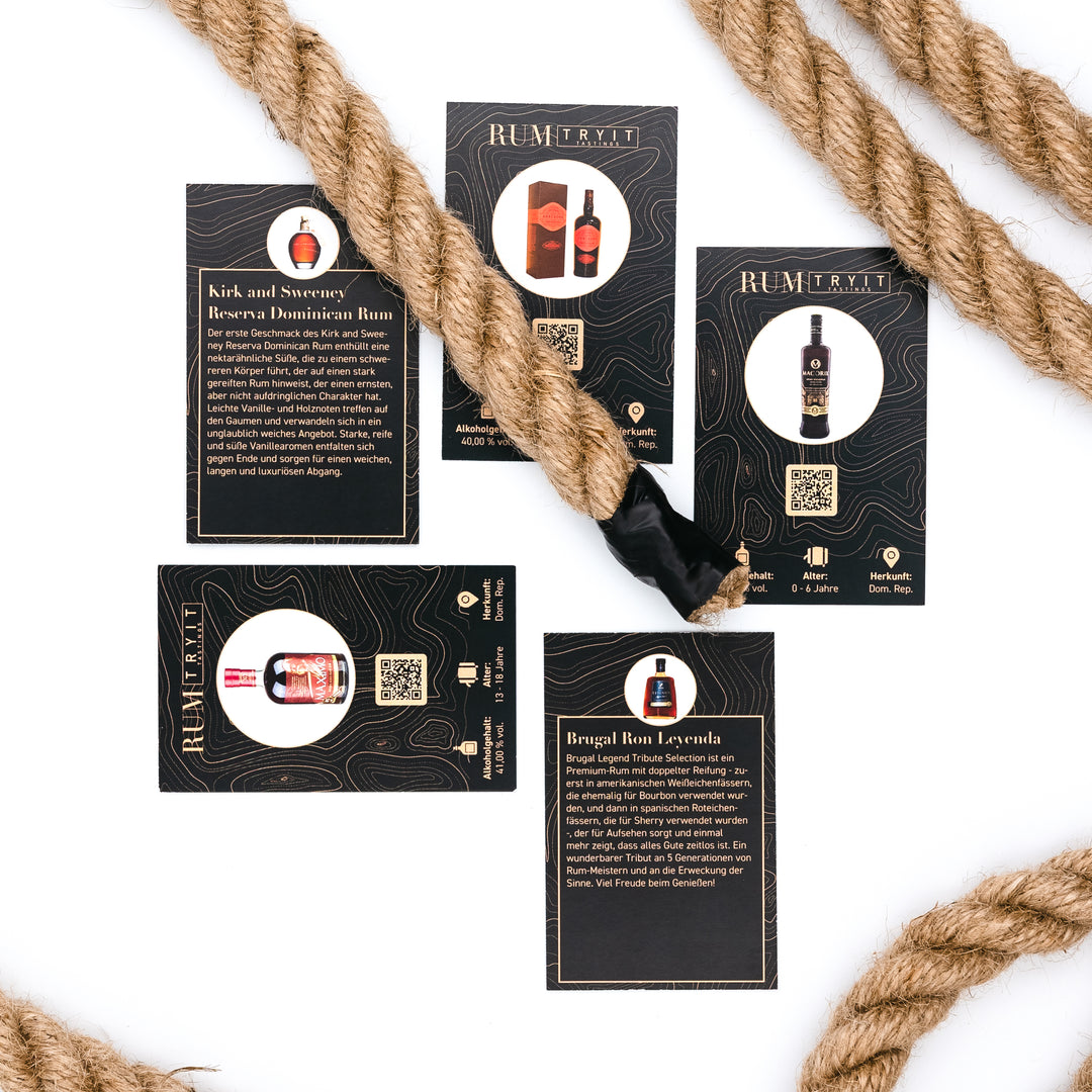 Dominikanische Republik Tastingset 5 x 5cl - Dominikanische Republik Tastingset 5 x 5cl - TRY IT! Tastings