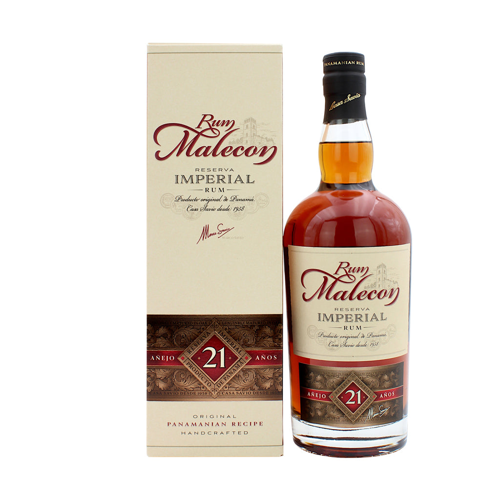 Malecon Rum Reserva Imperial 21 Años - 0.7L Flasche - TRY IT! Tastings