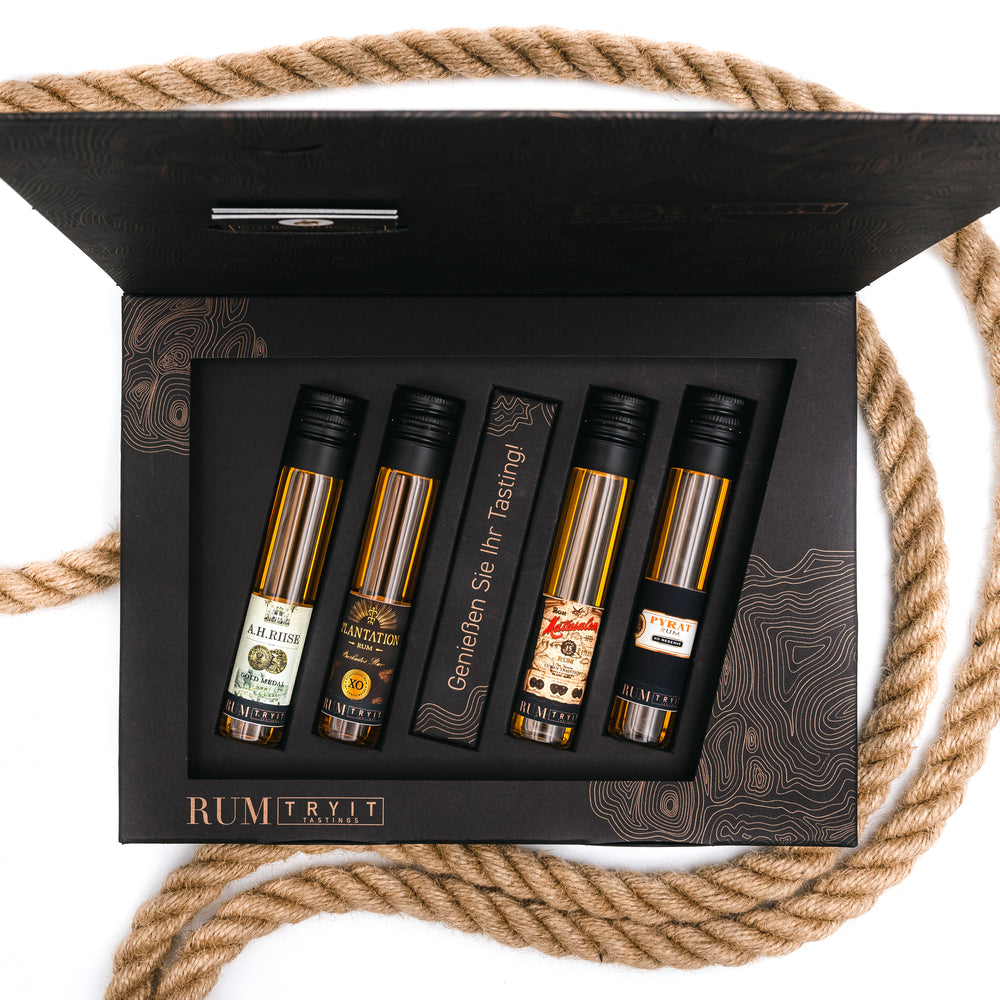 Die kleine Karibikreise 4 x 5cl Tastingset - Die kleine Karibikreise 4 x 5cl Tastingset - TRY IT! Tastings