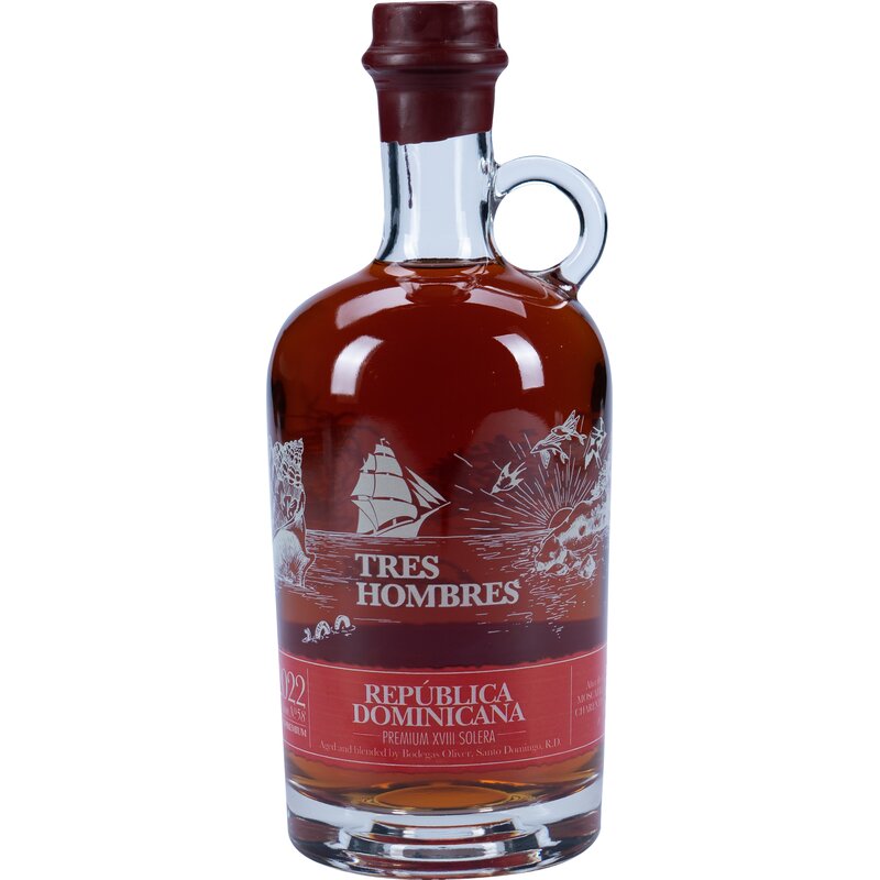 Tres Hombres 2022 Edition 058 Dom. Rep. 18 Jahre Solera - 0.7L Flasche - TRY IT! Tastings