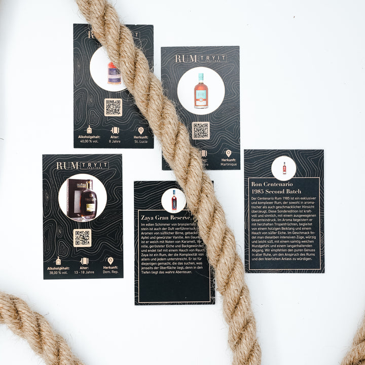 Rum für Whisky Liebhaber 5 x 5cl Tastingset - Rum für Whisky Liebhaber 5 x 5cl Tastingset - TRY IT! Tastings