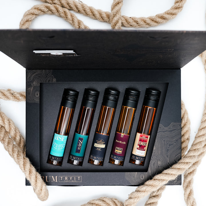 Rum für Whisky Liebhaber 5 x 5cl Tastingset - Rum für Whisky Liebhaber 5 x 5cl Tastingset - TRY IT! Tastings