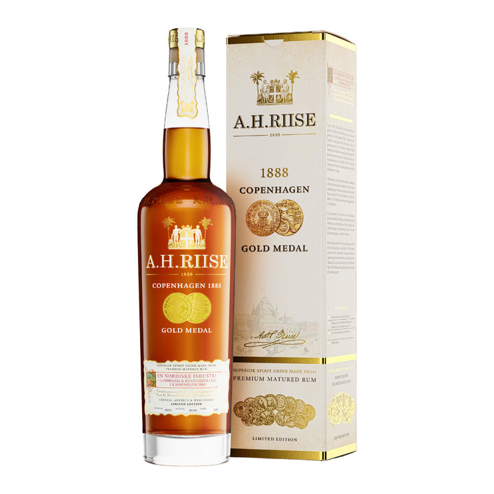 A.H. Riise 1888 Copenhagen Gold Medal Rum - 0.7l Flasche - TRY IT! Tastings