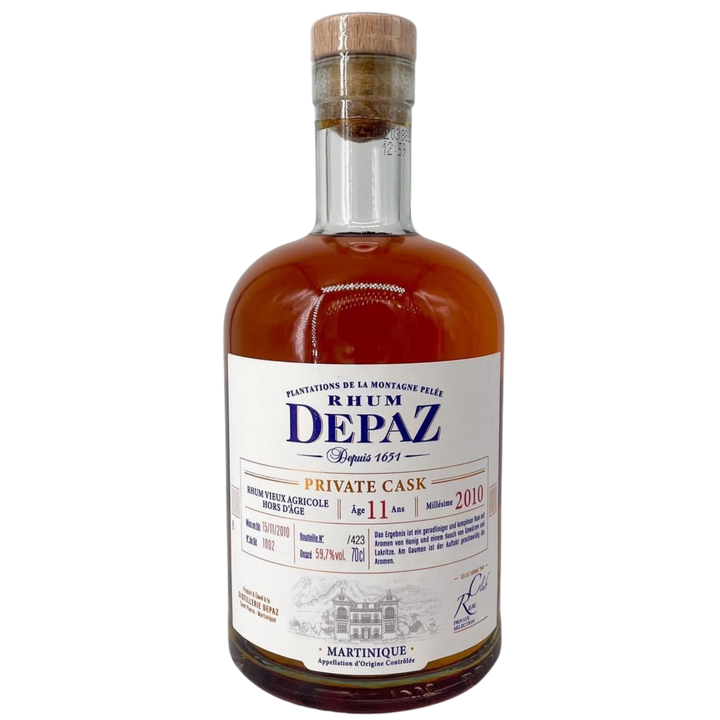RumClub Private Selection Depaz Private Cask 2010 - 0.7L Flasche - TRY IT! Tastings