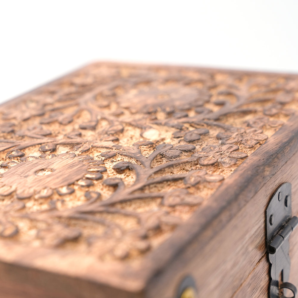 Verzierte Holzbox - Verzierte Holzbox - TRY IT! Tastings
