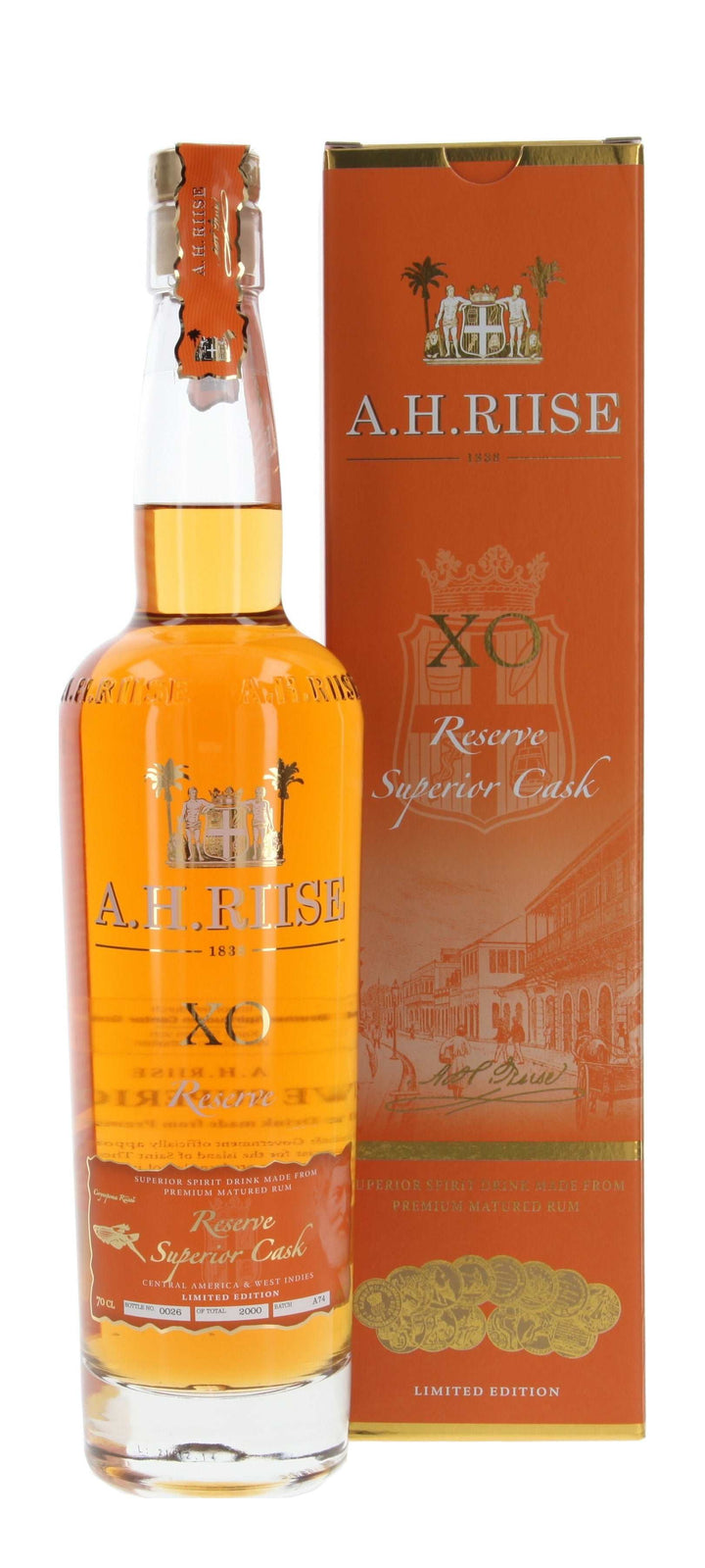 A.H. Riise Rum XO Reserve Superior Cask - 0.7l Flasche - TRY IT! Tastings